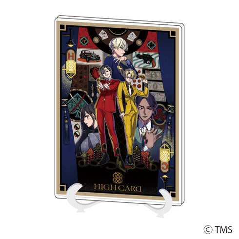『HIGH CARD』アクリルアートボード(A5サイズ) 01/集合デザイン